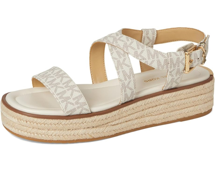 Босоножки MICHAEL Michael Kors Espadrille на платформе с плетением