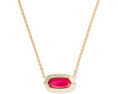 Kendra Scott короткое колье Elisa Bezel с подвеской