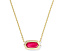 Короткое колье Elisa Bezel с подвеской в минималистичном стиле от Kendra Scott