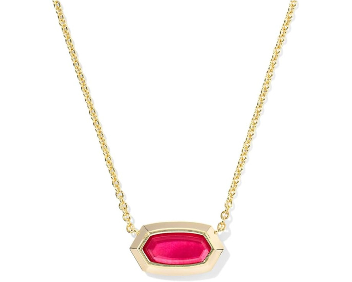 Kendra Scott короткое колье Elisa Bezel с подвеской