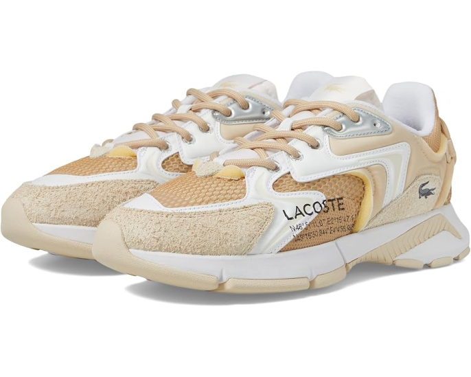 Кроссовки Lacoste L003 Neo из сетки и синтетики с круглым носком