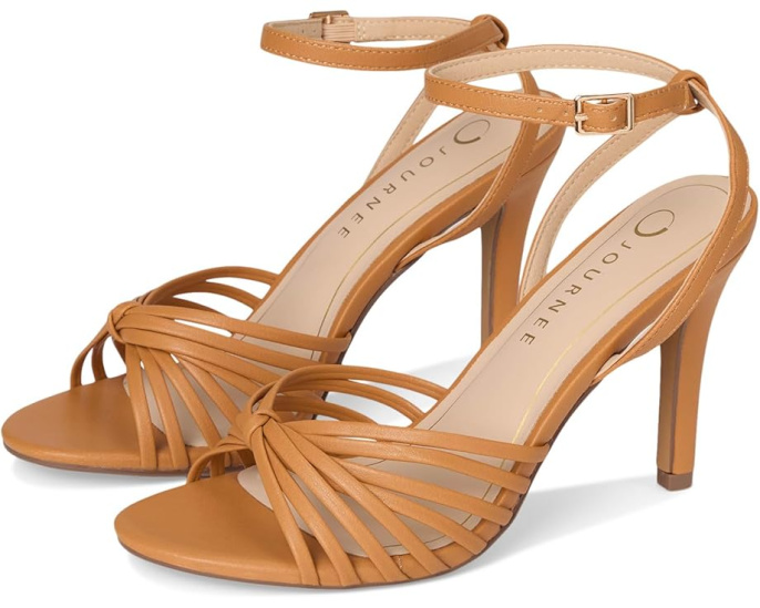 Journee Collection туфли Vanita на шпильке с ремешком на щиколотке