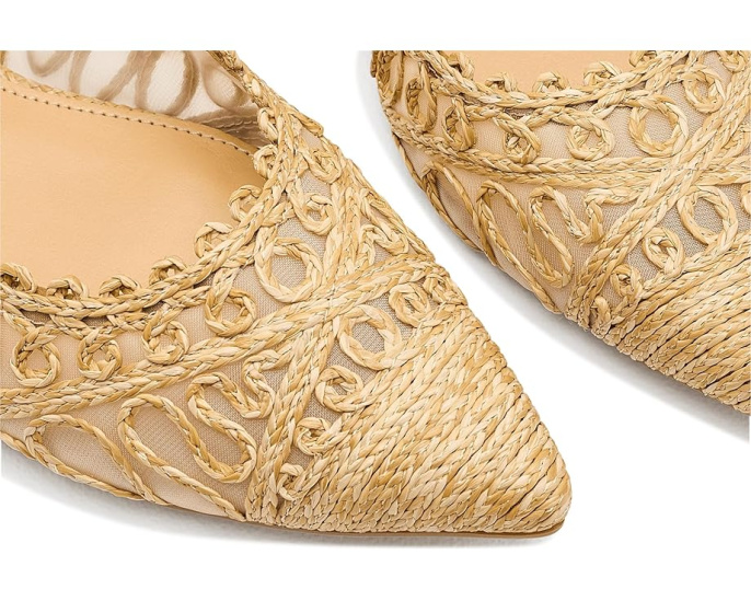 Балетки Jovias от Nine West с сетчатым верхом и заостренным носком