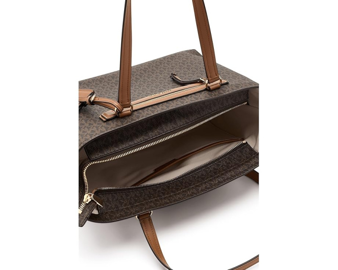 Сумка-тоут MICHAEL Michael Kors Jet Set Travel Medium East West с верхней молнией
