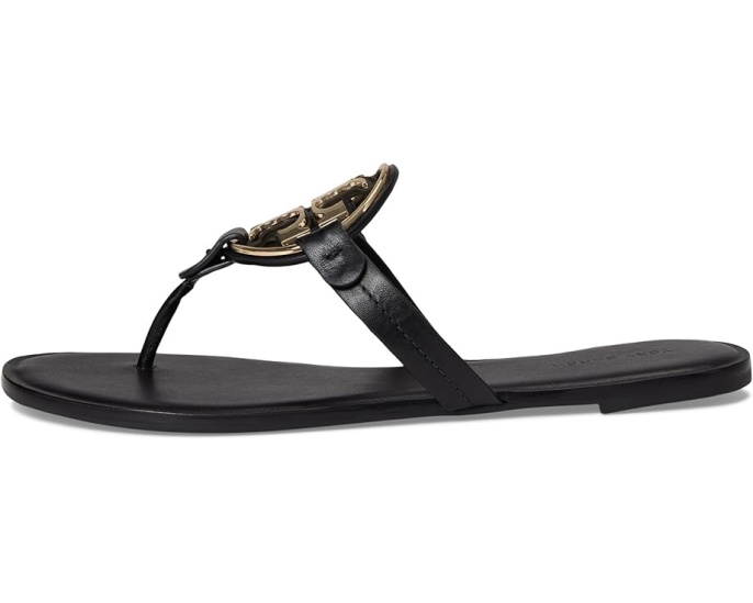 Босоножки Tory Burch Metal Miller из натуральной кожи с логотипом