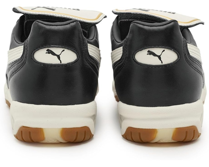 Кроссовки PUMA King Indoor с кожаным верхом и ретро-дизайном
