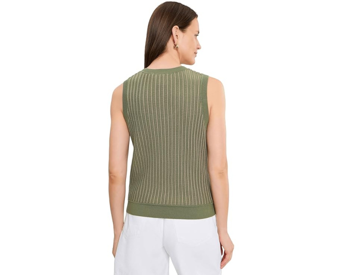 Varley топ Aldcroft Stitch Knit Tank трикотажный зеленый