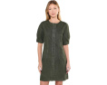 Платье Lilla P Washed Twill с длинным рукавом, деним