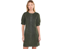 Платье Lilla P Washed Twill с длинным рукавом, деним