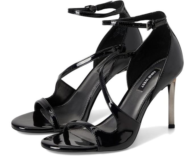 Босоножки Nine West Shimmy на высоком каблуке с асимметричными ремешками