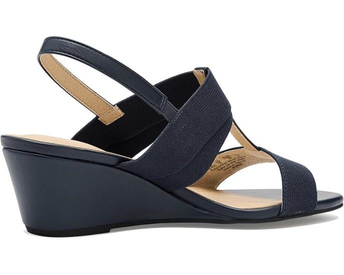 LifeStride сандалии Sweet Slingback с открытым носком и устойчивым каблуком