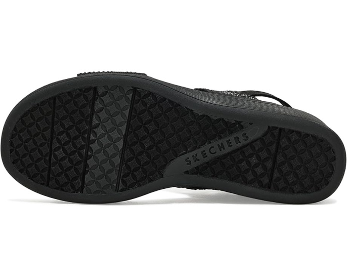 Сандалии SKECHERS Parallel Lite Sassy Dayz 2.0 с ремешком, украшенным стразами, и стелькой Luxe Foam
