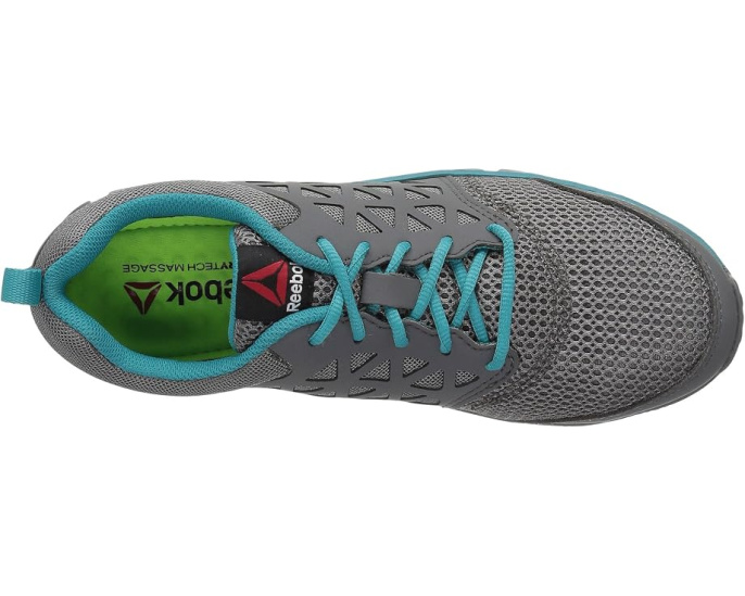Кроссовки рабочие Reebok Sublite Cushion Work Alloy Toe SD серо-бирюзовые