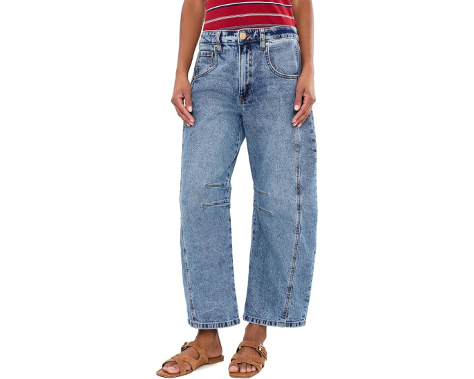 Джинсы Ashlyn Horseshoe Wide Leg Open от KUT from the Kloth с высокой посадкой