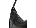 Сумка через плечо HOBO Mia Crescent Large Hobo черная