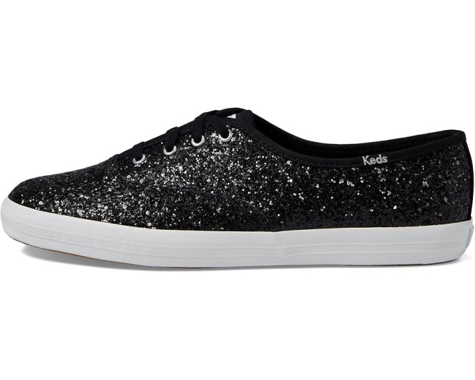 Кроссовки Keds Champion Glitter Lace Up с блестящим верхом и стелькой Softerra