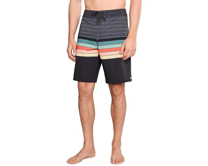 Billabong шорты All Day Stripe Pro с принтом