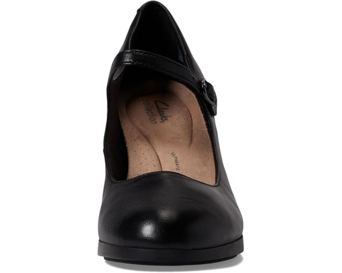 Туфли Clarks Bayla Nora на устойчивом каблуке с ремешком и пряжкой
