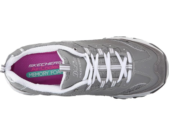 Кроссовки Skechers D'Lites Me Time с верхом из кожи и текстиля