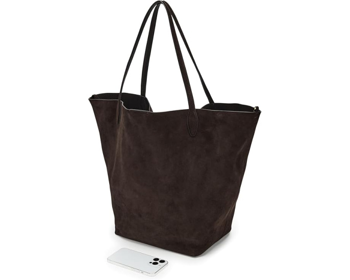 Madewell Сумка-шопер Oversized Shopper Tote из замши большого размера
