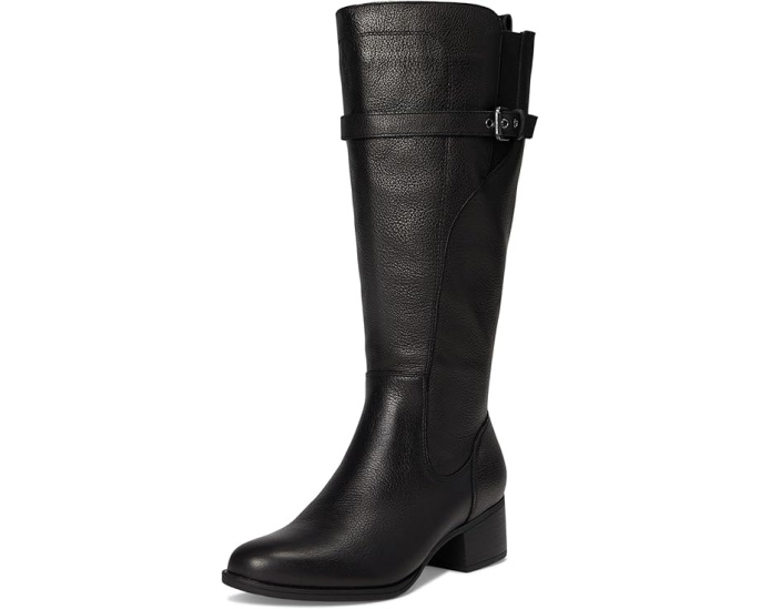 Высокие сапоги Naturalizer Kenna Wide Calf до колена с ремнем и пряжкой