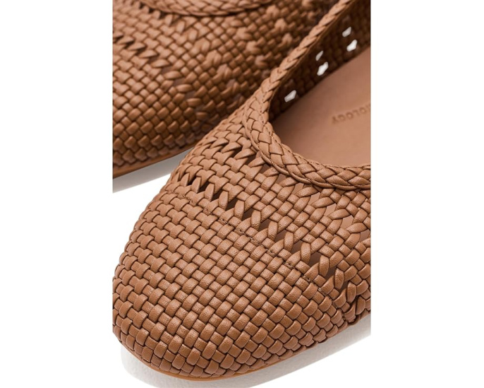 Балетки FitFlop Delicato Woven плетеные черные
