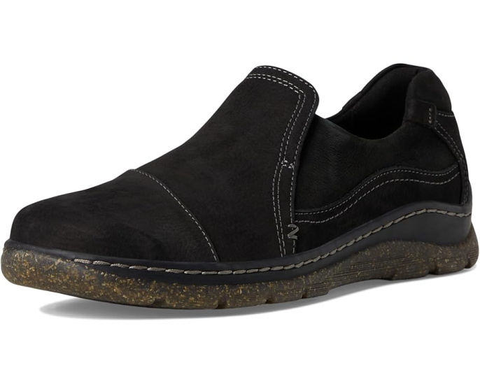 Слипоны Clarks Orlene Slip из премиальной кожи с анатомической стелькой