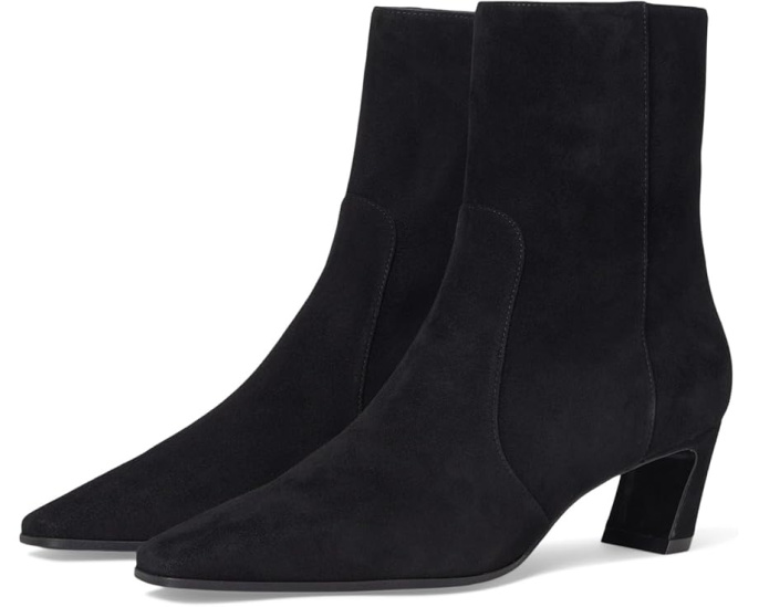 Ботильоны Stuart Weitzman Stassi Zip Bootie 50 на квадратном каблуке