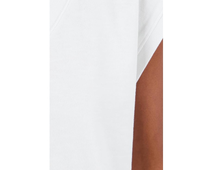 Garment Dyed Terry V-Neck Top