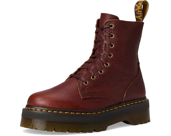 Ботинки Dr. Martens Jadon с круглым носком и прочной подошвой
