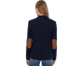 Petite Cotton Herringbone Jacquard Blazer