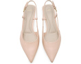 Лодочки A-Amelie Slingback с острым носком и устойчивым каблуком