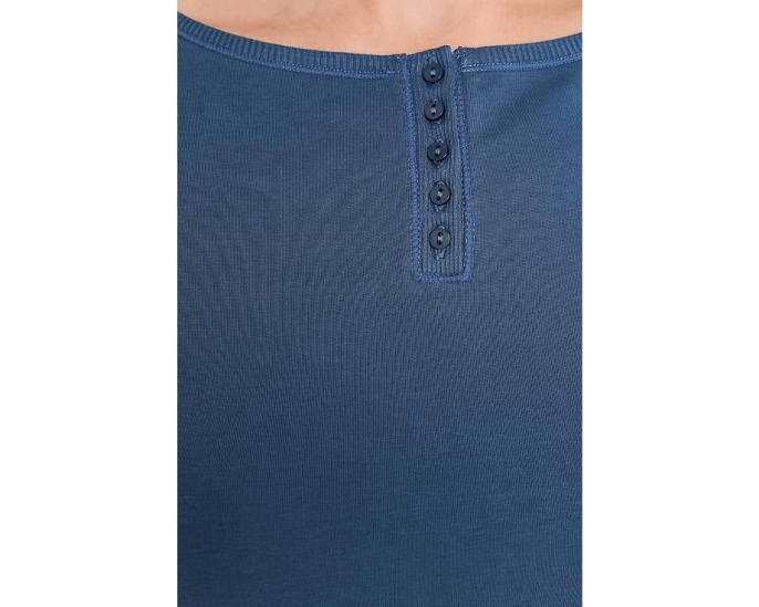 Топ Morning Pages Henley-Soli от Free People темно-синий