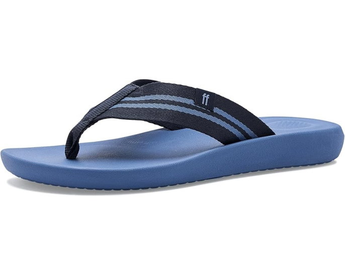 Шлепанцы FitFlop Iqushion с двумя полосками и перепонками