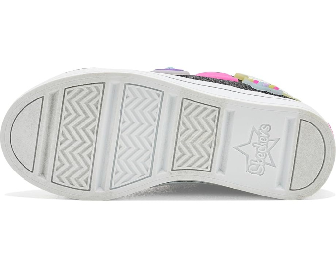 Skechers Twi-lites 2.0 светящиеся кроссовки с блестками Black Multi