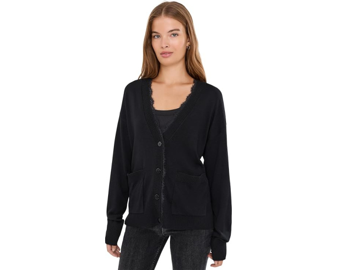 Georgie Lace Trim Cardi