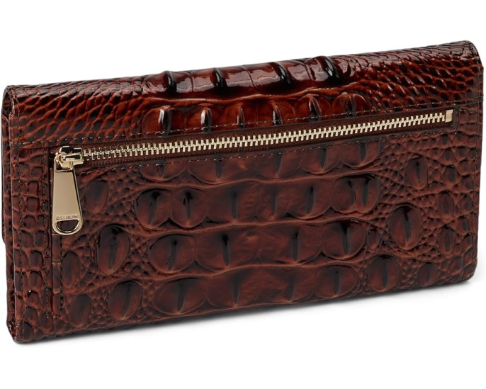 Кошелек Brahmin Cordelia из кожи с крокодиловым тиснением