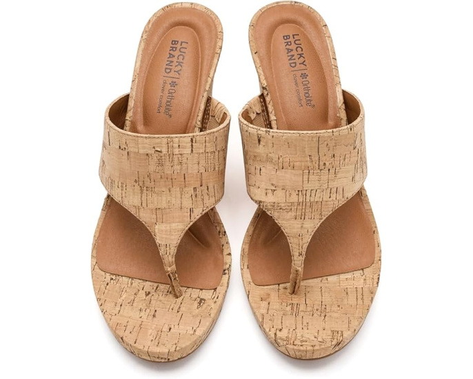 Босоножки Lucky Brand Libbie на платформе с широким ремешком из замши