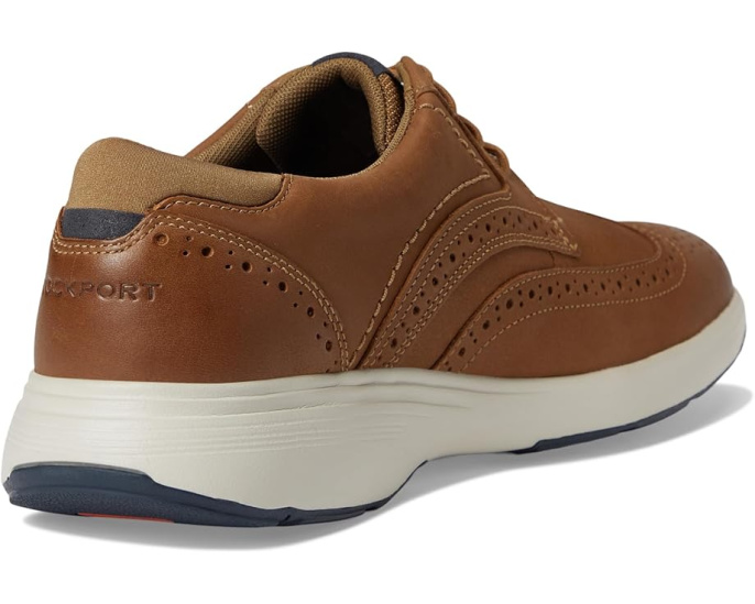 Туфли Rockport Noah Wing Tip с кожаным верхом и технологией truTECH