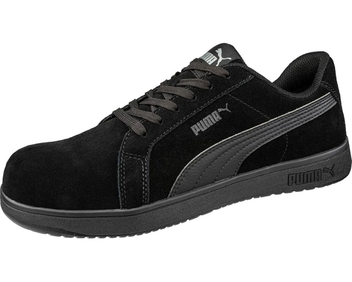 Кроссовки Puma Iconic Suede Low EH с композитным мыском и противоскользящей подошвой
