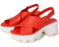 Сандалии SOREL Kinetic Aura Slingback с перекрестным ремешком и квадратным каблуком
