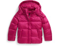 Пуховая куртка с капюшоном Metallic Down от Polo Ralph Lauren Kids для старших детей