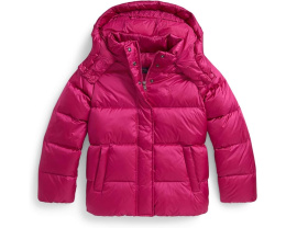 Пуховая куртка с капюшоном Metallic Down от Polo Ralph Lauren Kids для старших детей