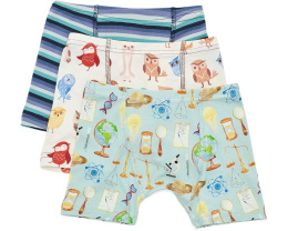 Kickee Pants набор из 3 боксеров для мальчиков с принтом весеннее небо наука