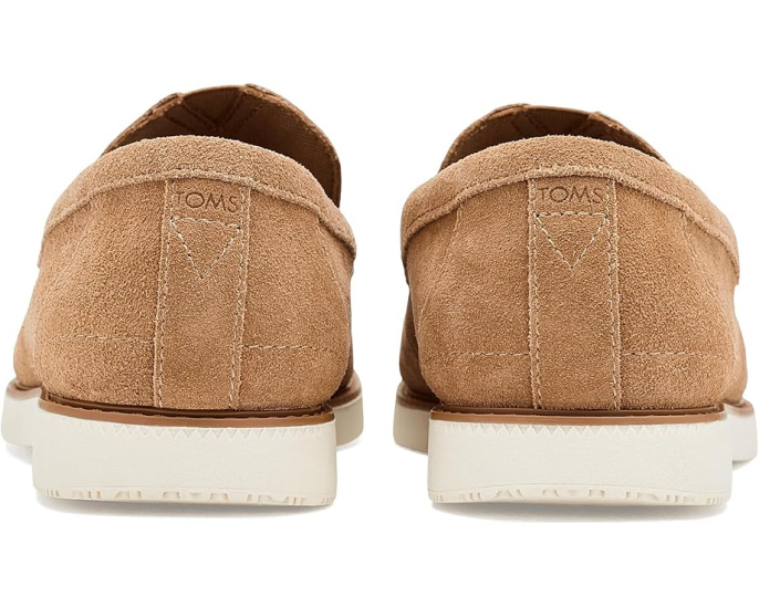 Замшевые лоферы TOMS Marcos на устойчивом каблуке