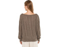 Свитер Sanctuary Cable Pointelle Popover с узором косичка
