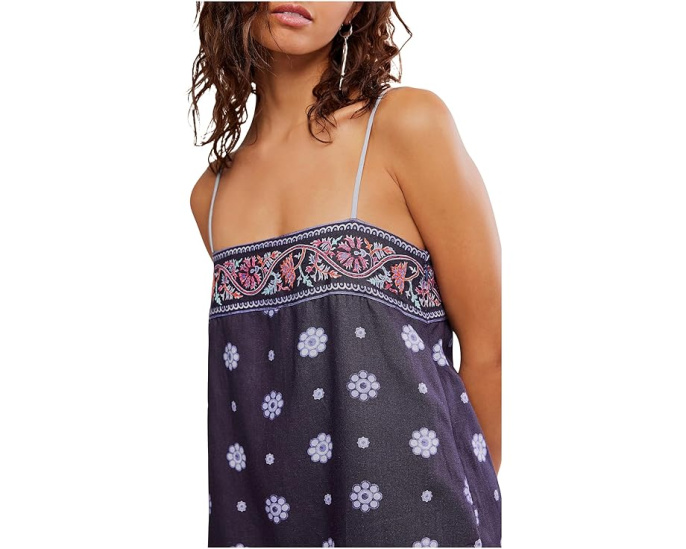 Платье Free People Bali Take Me With You Mini Dress мини с цветочным принтом