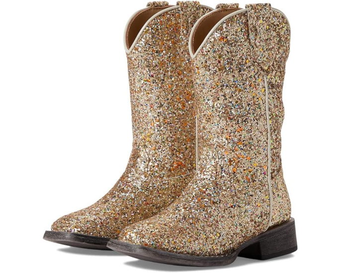 Сапоги Roper Glitter Galore для детей с блестками и квадратным носком
