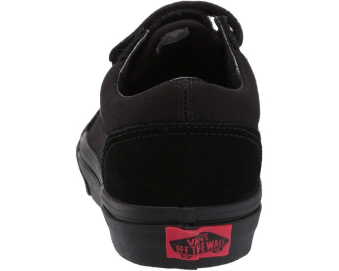 Детские кроссовки Vans Old Skool V на липучках с платформой и усиленным носком