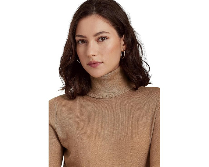 Водолазка Lauren Ralph Lauren из шелковой смеси